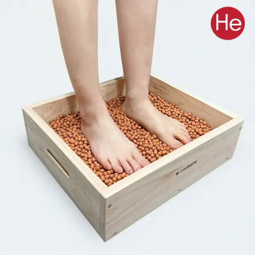 황토 발밟기 편백케이스