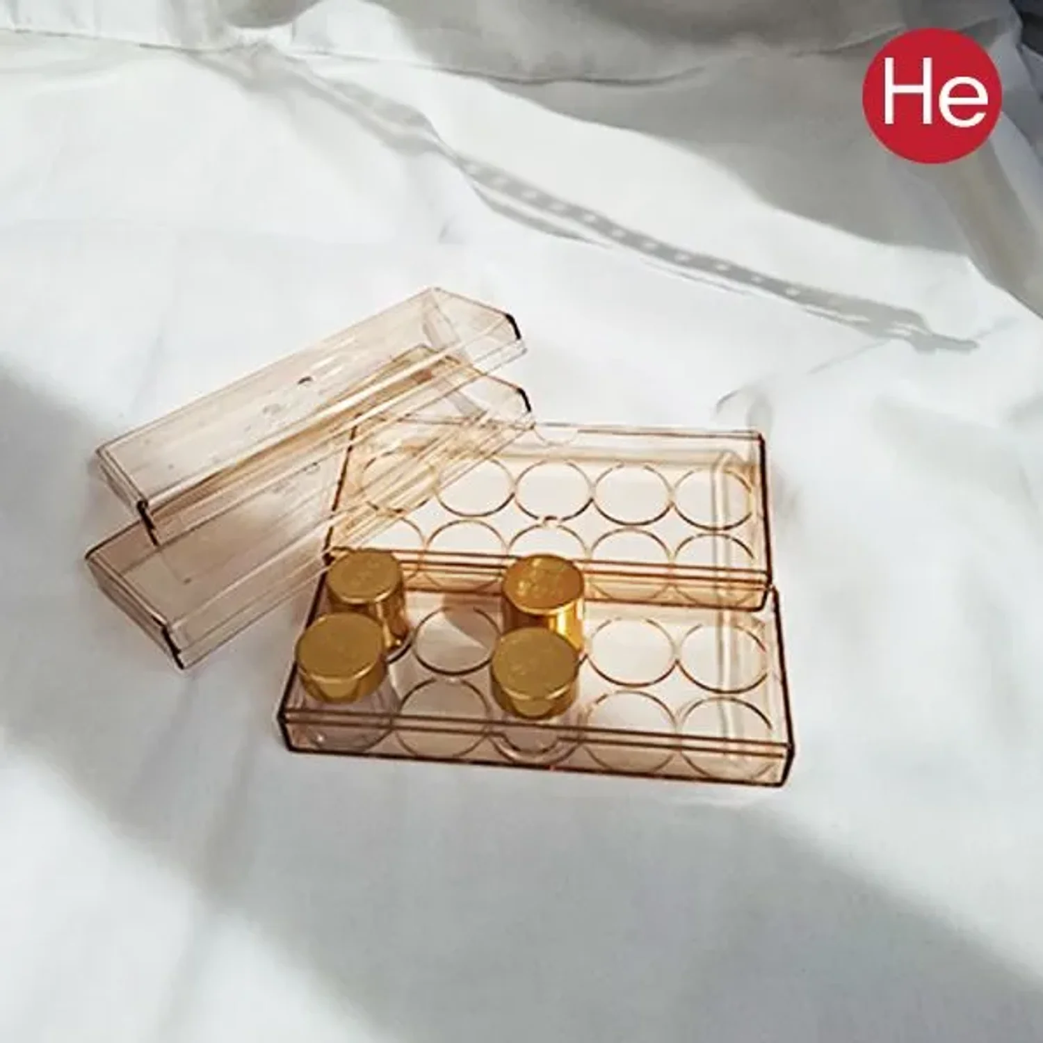 밤색 투명공진단케이스 10환 1개