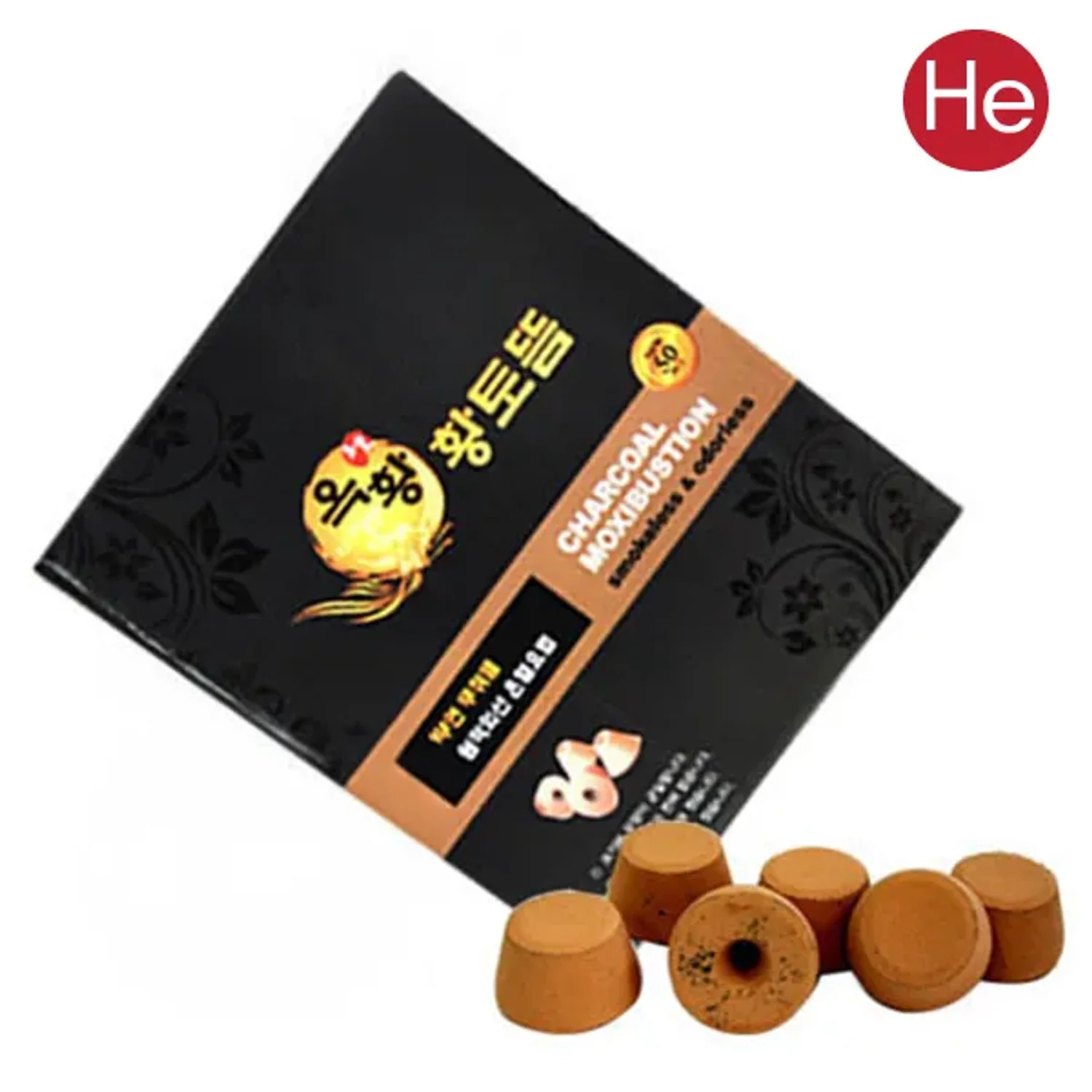 H옥황무연황토뜸 50개입 연기 냄새없는 무연쑥봉 실속형 쑥봉뜸