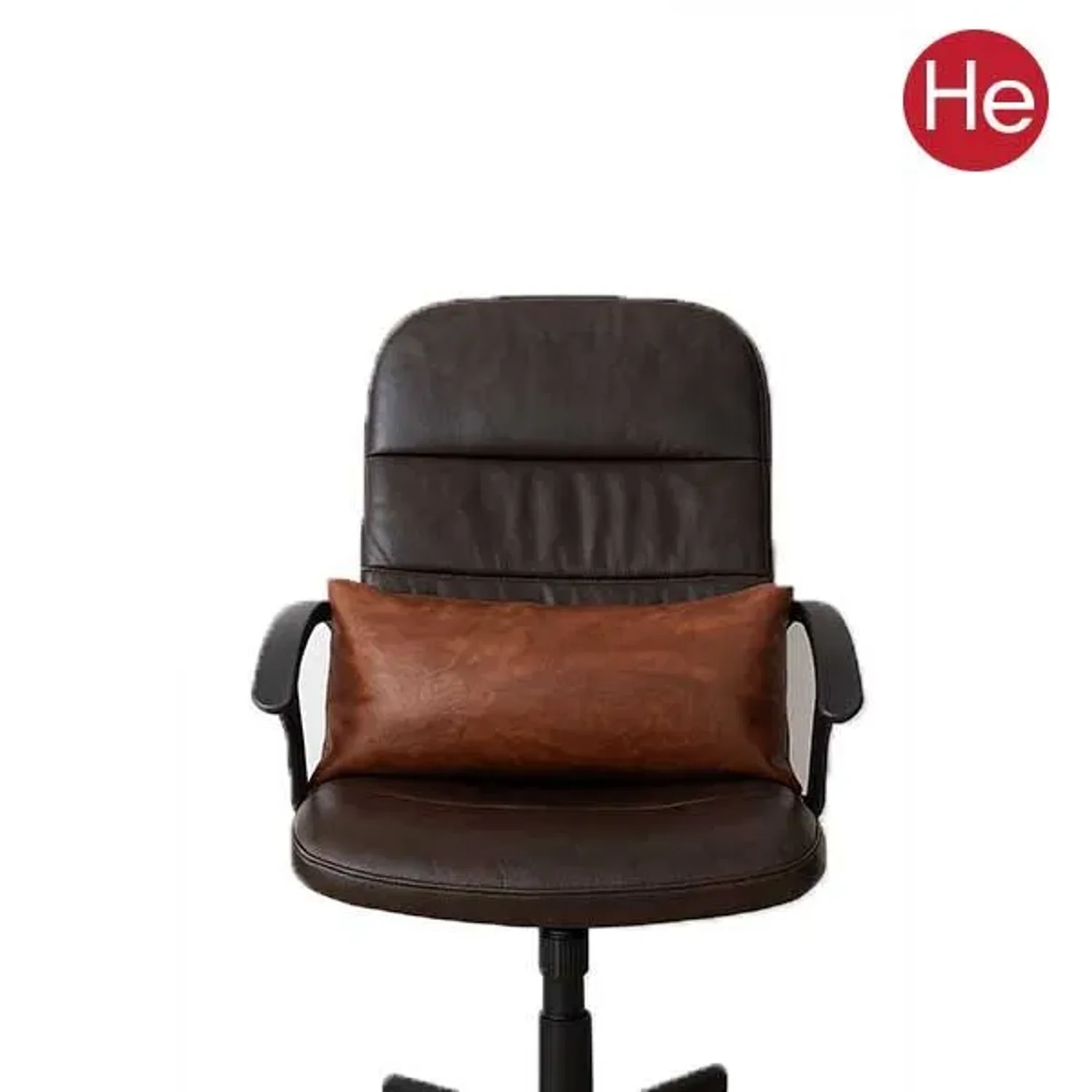 HE 북유럽 스타일 가죽쿠션베개 45x20 통가죽베개 허리 긴목베개 긴가죽쿠션 긴목베개