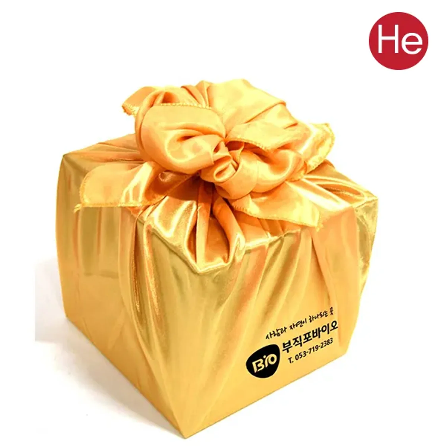 금보자기 (중 60x60) 상호인쇄포함(100장) 선물포장 경옥고 공진단상자포장 꿀단지