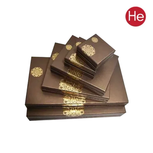 골드브라운 공진단상자 싸바리 청병 선물 박스 케이스 보관 보석함 종이상자