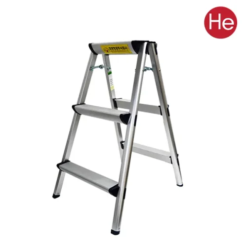DK 가정용 사다리 3단 접이식 안전발판 국내산 알루미늄 광폭
