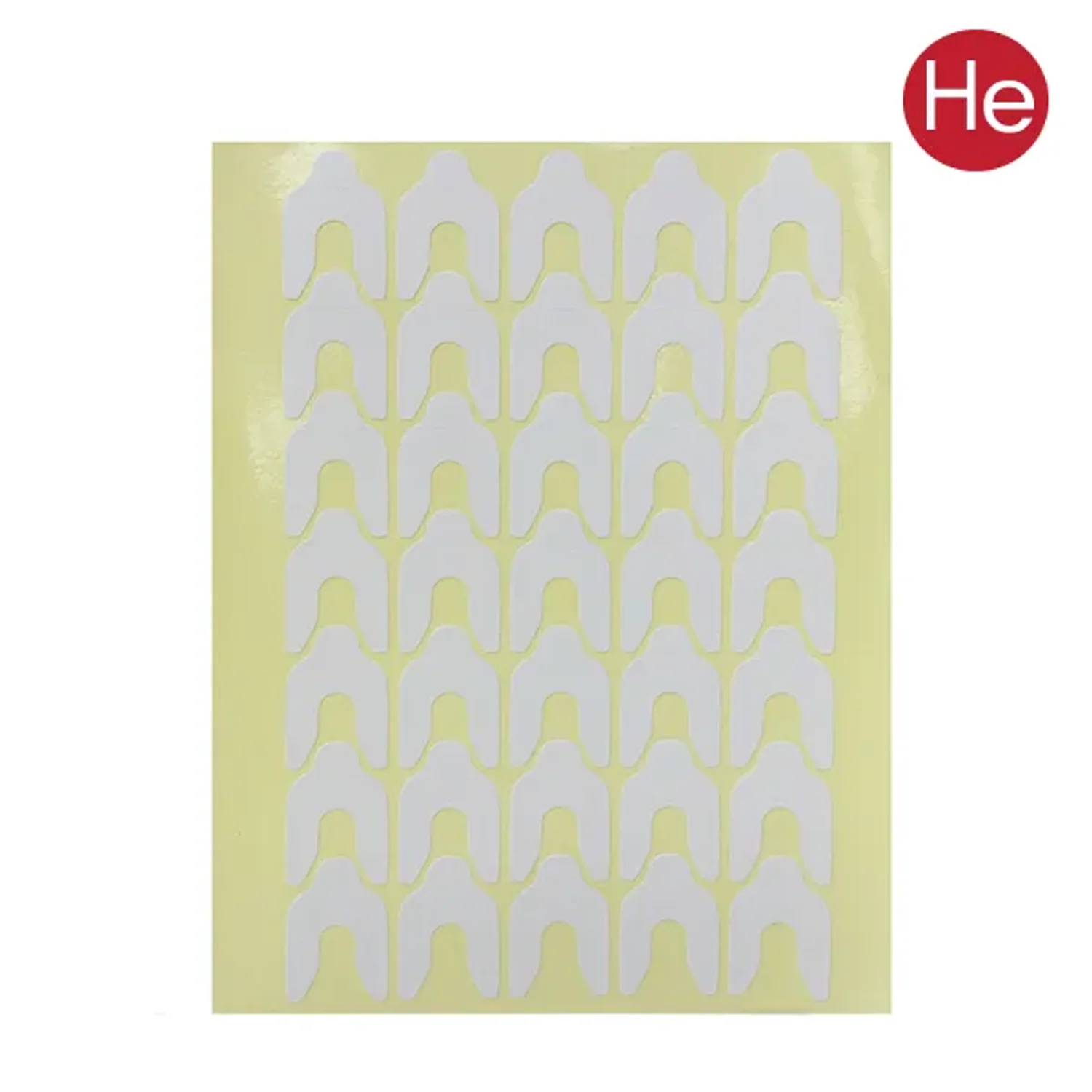 Y자형 양면테이프 1장단위 칼선있음 초강력 흔적없는 접착 사무용 작업