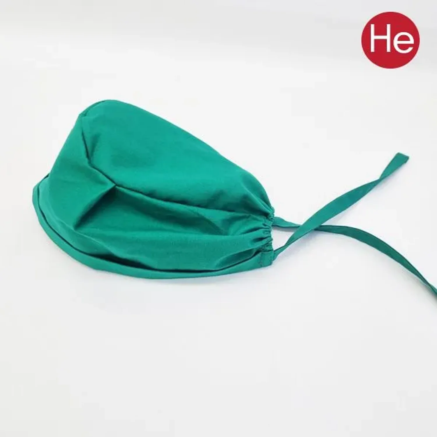HE수술모자 녹색 밴딩형 린넨 초록색 수술용 의사모자 수술용두건 병원용