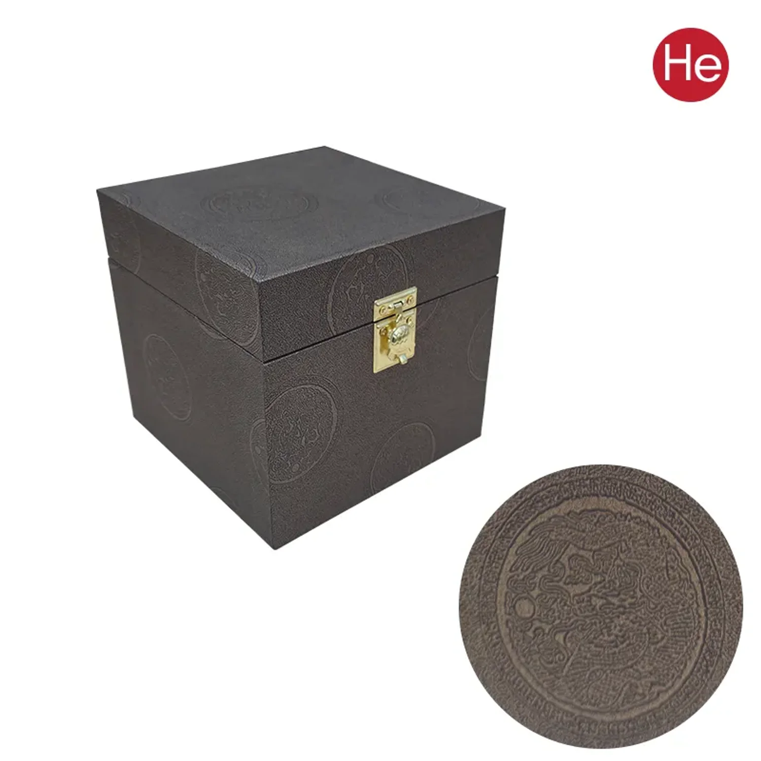 용문양 목함 경옥고 상자 원목 고가구 선물상자 명절선물용