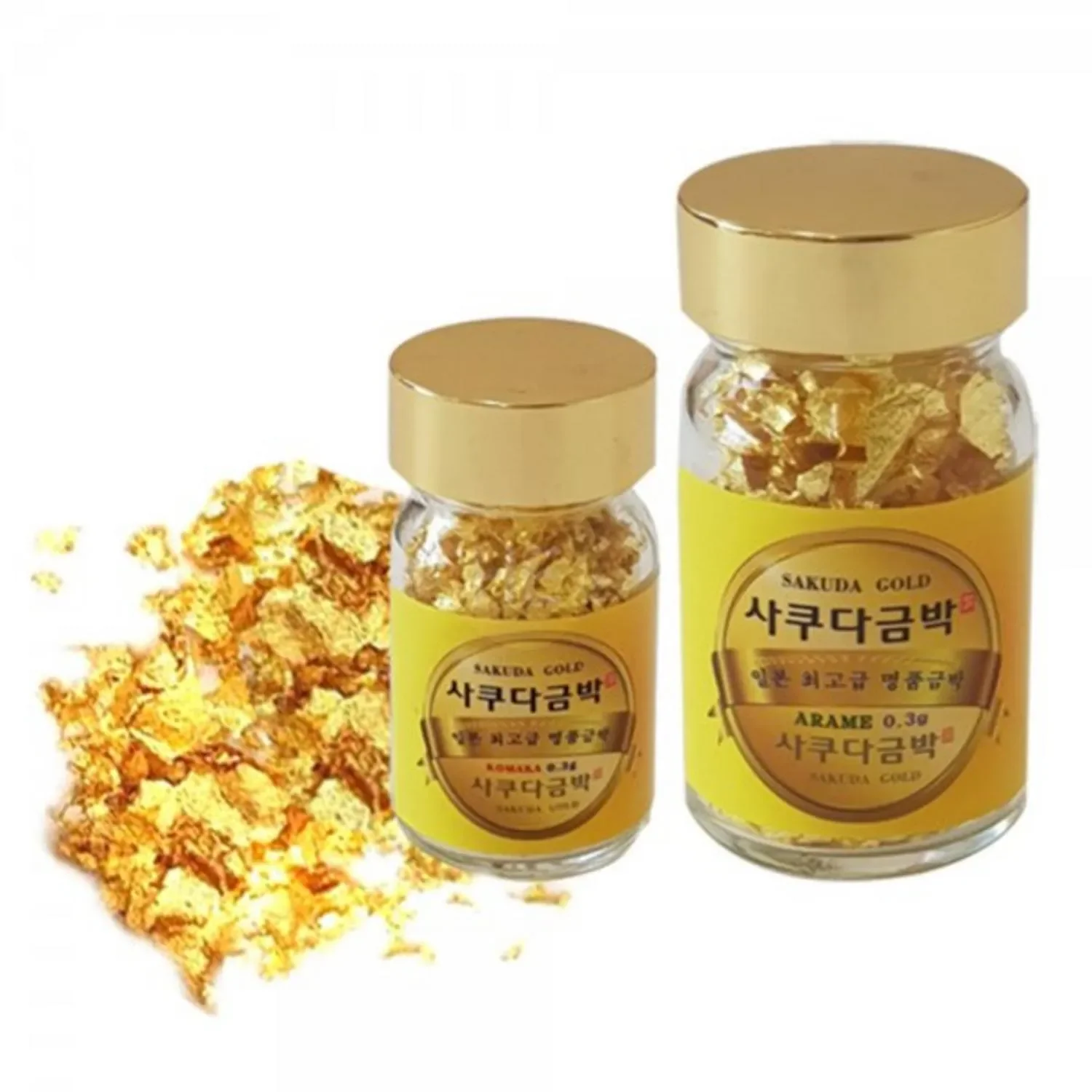 행사 사쿠다 식용금가루 300mg 3병